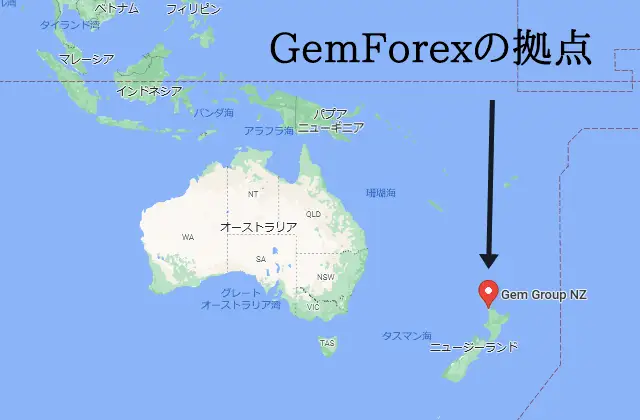 GemForexの拠点